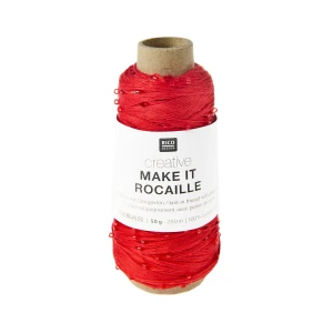 Włóczka Make it Rocaille 002 Czerwony ( Rico Design )