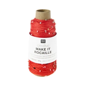 Włóczka Make it Rocaille 006 czerwony multi ( Rico Design )
