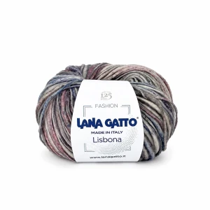Włóczka Lisbona 31065 Grey Mix ( Lana Gatto )