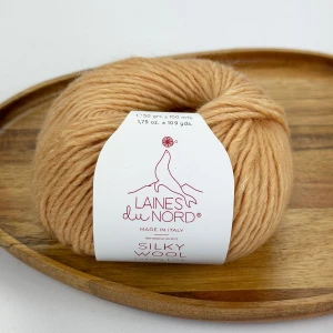 Włóczka Silky Wool 019 - złoty 50g/100m ( Laines du Nord )