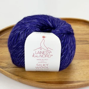 Włóczka Silky Wool 008 - kobalt 50g/100m ( Laines du Nord )