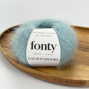 Włóczka Coeur d'Angora 317 - luksusowa włóczka z angory i wełny merino