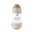 Włóczka Make it Paillette 001 Silver 50g/305m