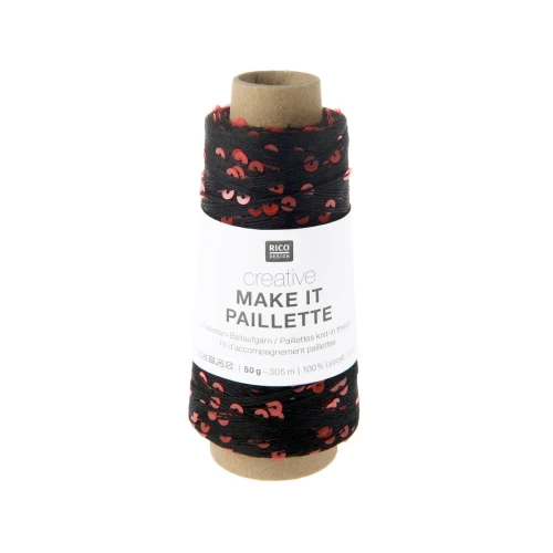 Make it Paillette 007 czarny neon 50g/305m