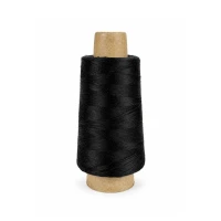 Włóczka jedwabna Reeled Silk Black