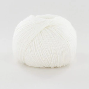 Włóczka Moustache 455 biel 50g/225m ( Fonty )