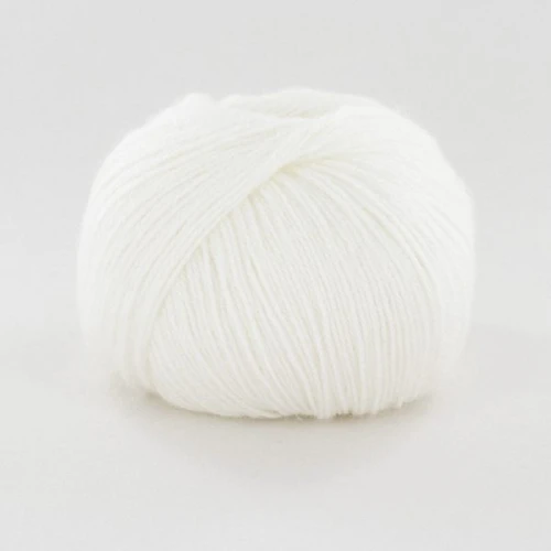 Włóczka Moustache 455 biel 50g/225m