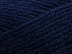 Włóczka Peruvian 145 Navy Blue - Granatowy 50g/100m ( Filcolana )
