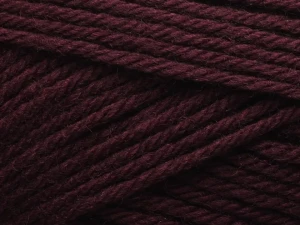Włóczka Peruvian 382 Dark Bordeaux - c. bordo 50g/100m ( Filcolana )