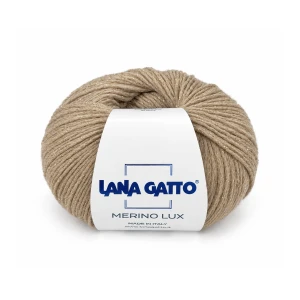 Włóczka Merino Lux 31490 - beżowy 50g/185m ( Lana Gatto )