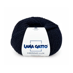 Włóczka Merino Lux 31484 - granatowy 50g/185m ( Lana Gatto )