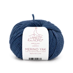 Włóczka Merino Yak 045 - jeansowy 50g/115m ( Laines du Nord )