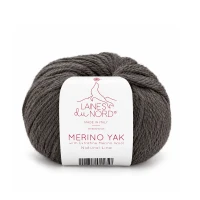 Włóczka Merino Yak 042 - taupe 50g/115m ( Laines du Nord )