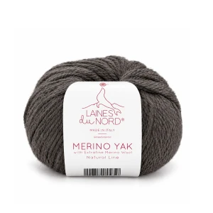 Włóczka Merino Yak 042 - taupe 50g/115m ( Laines du Nord )