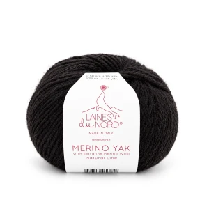 Włóczka Merino Yak 041 - kawowy 50g/115m ( Laines du Nord )