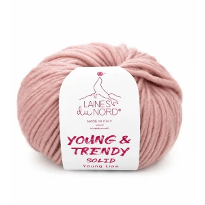 Włóczka Young and Trendy Solid 005 - 100g/80m ( Laines du Nord )