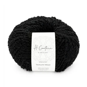 Włóczka Texture Wool 013 czarny 100g/120m ( Laines du Nord )