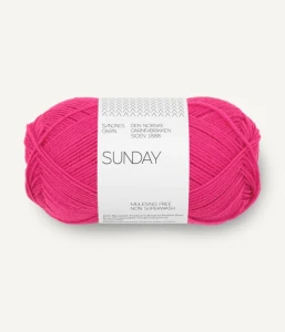 Włóczka Sandnes Garn Sunday 4518 Hot Pink