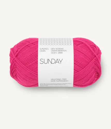 Włóczka Sandnes Garn Sunday 4518 Hot Pink