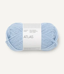 Włóczka Atlas 5812 Brunnera Blue 50g/108m ( Sandnes Garn )