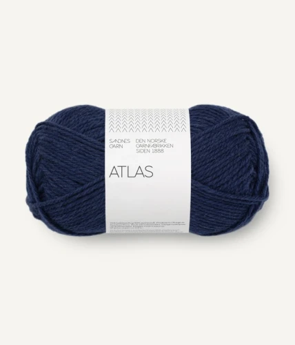 Włóczka Atlas 5575 Marine - 100% wełna