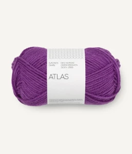 Włóczka Atlas 5045 Plum 50g/108m ( Sandnes Garn )