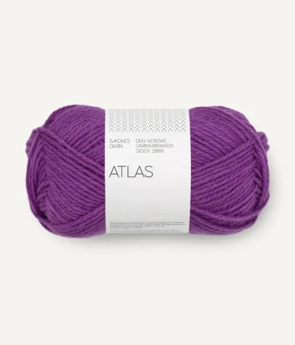 Włóczka Atlas 5045 Plum 50g/108m