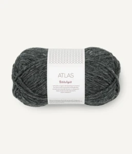 Włóczka PetiteKnit Atlas 1070 Charcoal Melange 50g/108m ( Sandnes Garn )